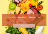 The clear skin solution shopping list